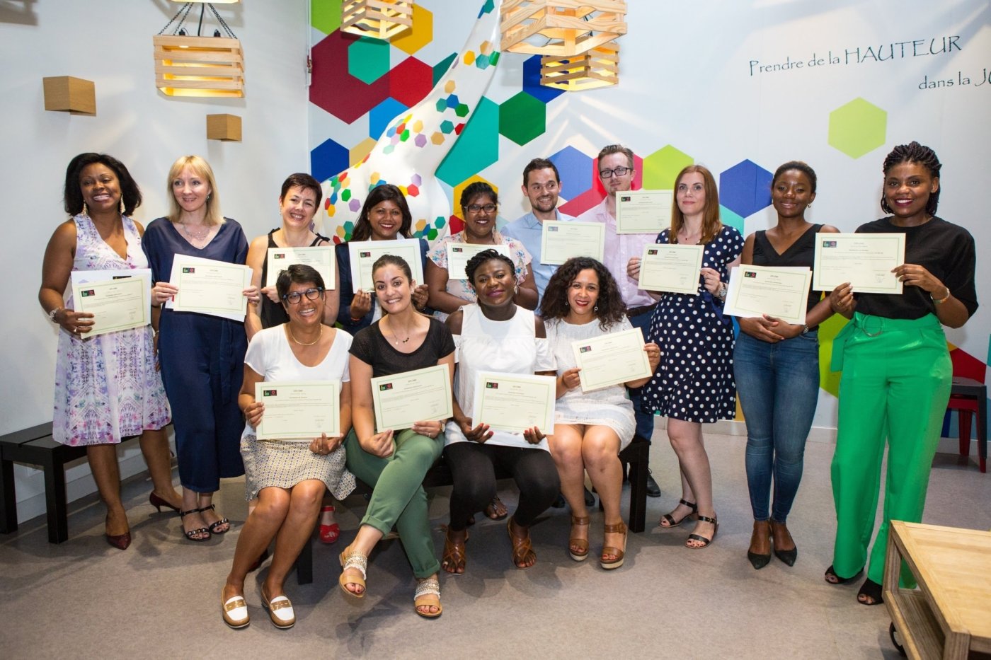 Remise des diplômes du 29 juin 2018 dans notre centre de Paris 11
