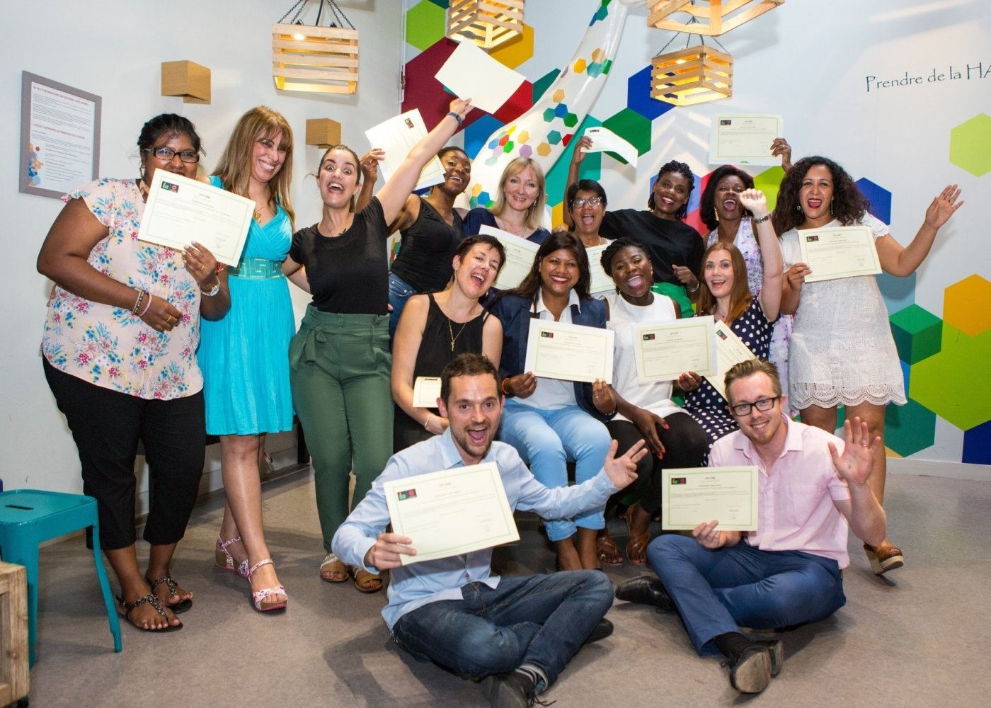 Remise des diplômes du 29 juin 2018 dans notre centre de Paris 11