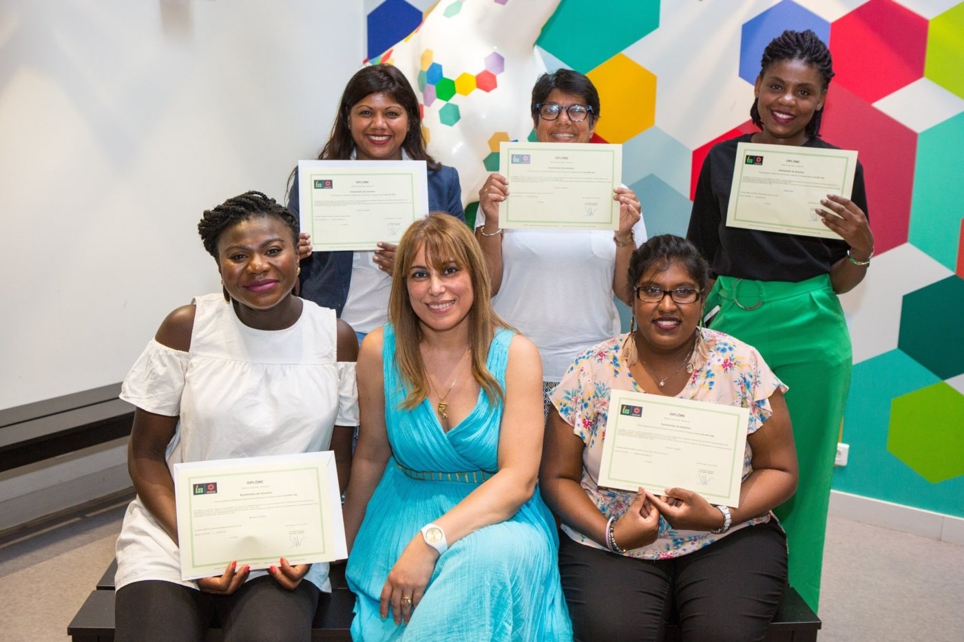 Remise des diplômes du 29 juin 2018 dans notre centre de Paris 11