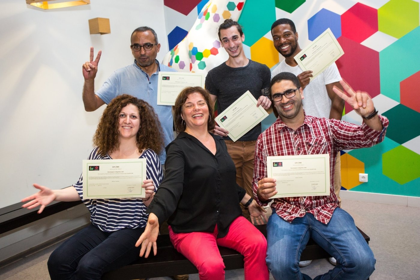Remise des diplômes du 29 juin 2018 dans notre centre de Paris 11