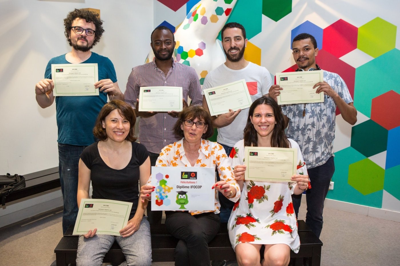 Remise des diplômes du 29 juin 2018 dans notre centre de Paris 11