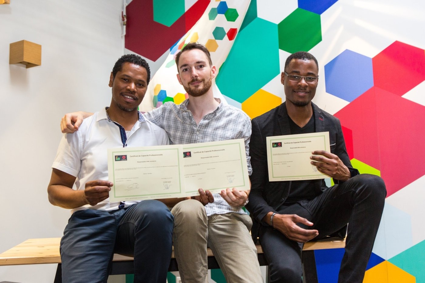 Remise des diplômes du 29 juin 2018 dans notre centre de Paris 11