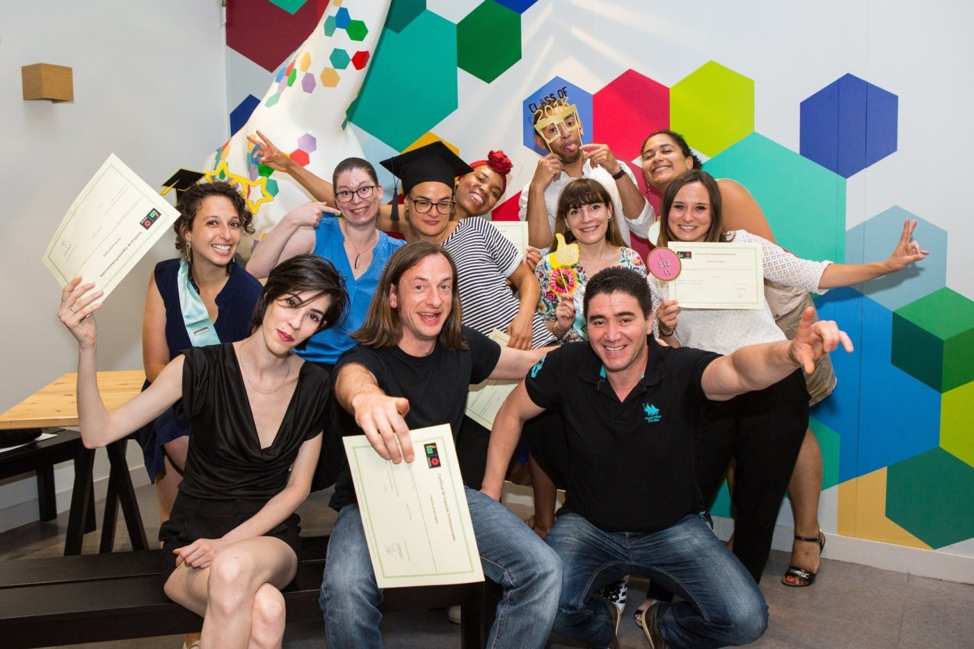 Remise des diplômes du 29 juin 2018 dans notre centre de Paris 11