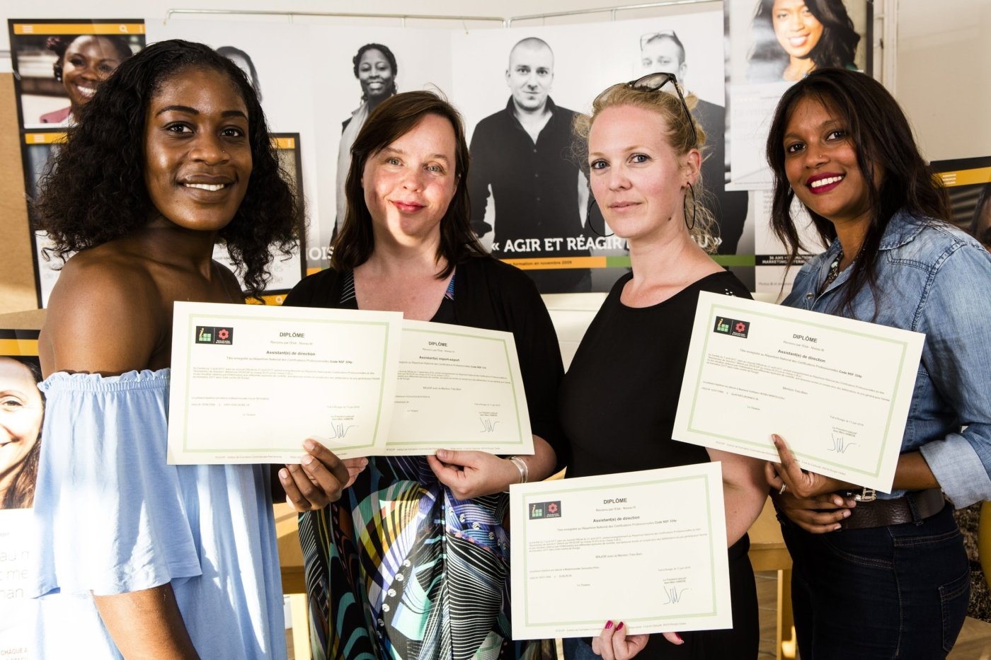 Remise des diplômes du 26 juin 2018 dans notre centre de Rungis