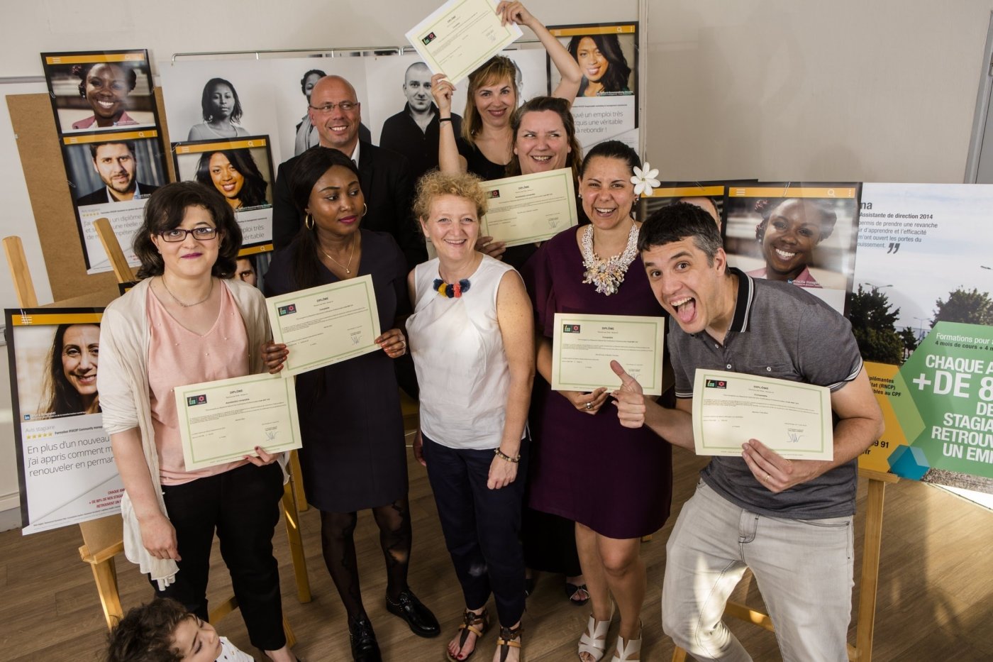 Remise des diplômes du 26 juin 2018 dans notre centre de Rungis