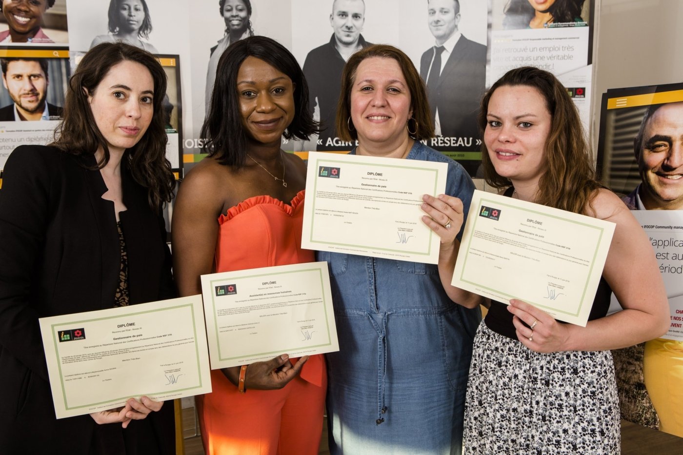 Remise des diplômes du 26 juin 2018 dans notre centre de Rungis