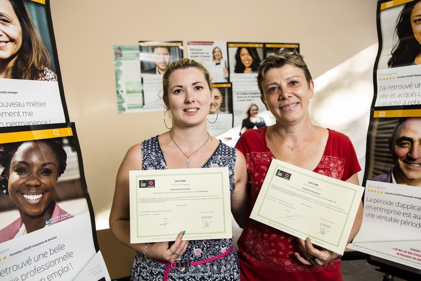Remise des diplômes du 28 juin 2018 dans notre centre de Cergy-Pontoise