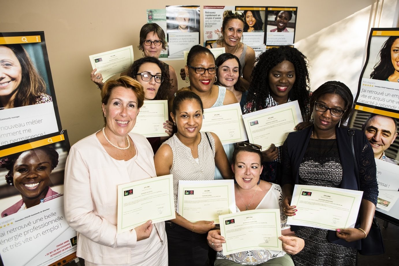 Remise des diplômes du 28 juin 2018 dans notre centre de Cergy-Pontoise