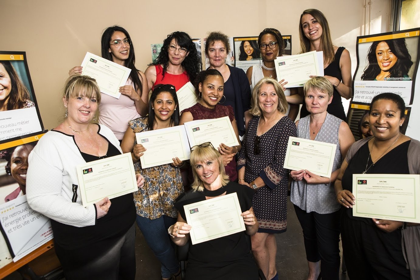 Remise des diplômes du 28 juin 2018 dans notre centre de Cergy-Pontoise