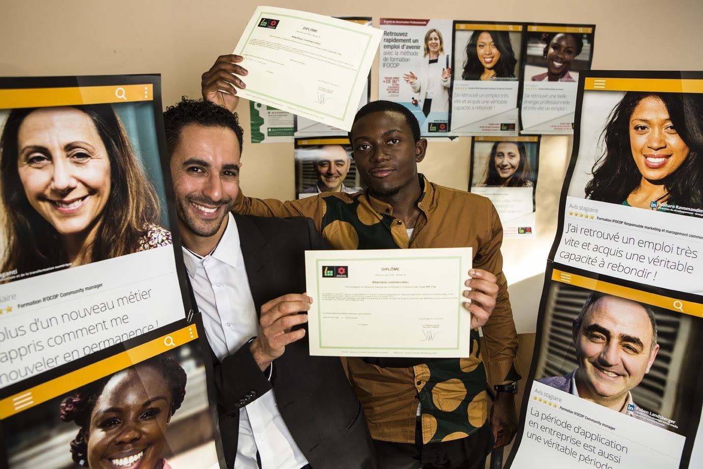 Remise des diplômes du 28 juin 2018 dans notre centre de Cergy-Pontoise