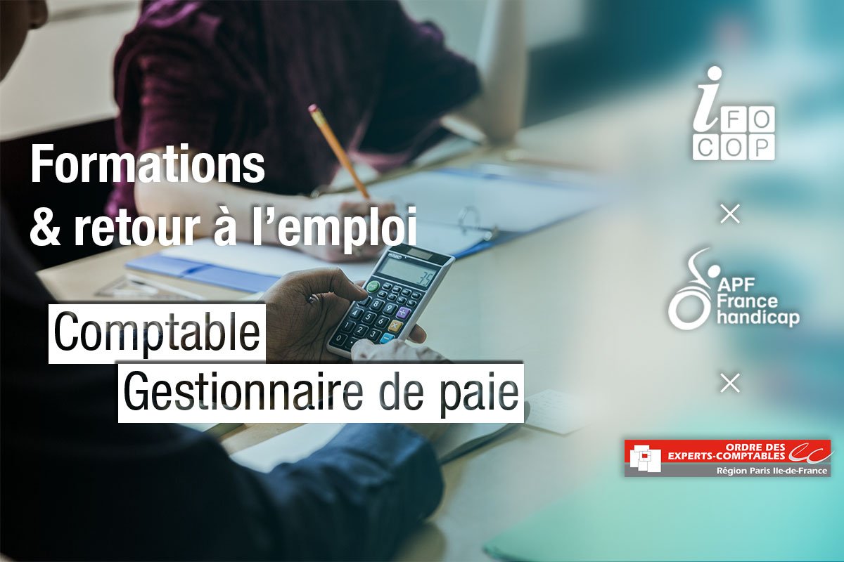Partenariat Ifocop et APF Handicap France pour les formations de Comptable et gestionnaire de paie