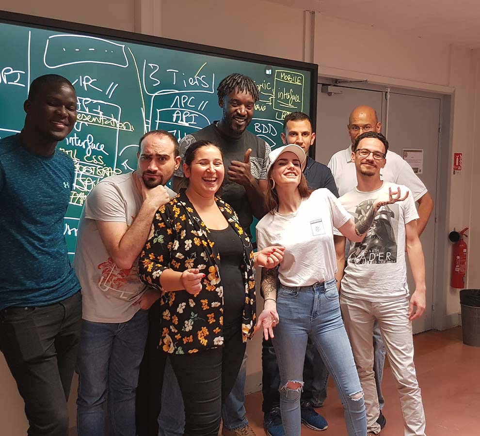 Rentrée de la première promotion de Développeurs d'applications mobiles et web au centre IFOCOP de Paris 11 !